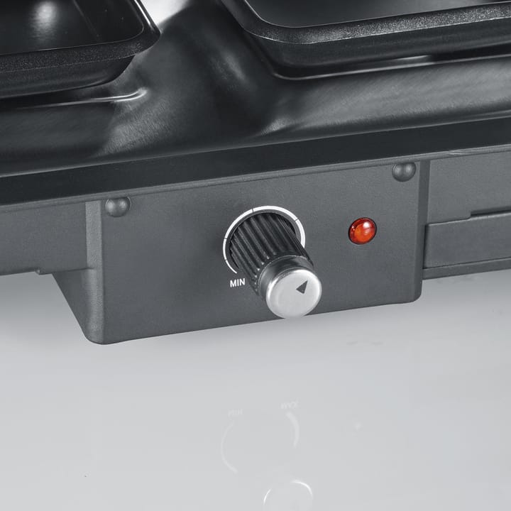 Severin RG 2373 raclette-grilli deluxe yhdistelmä 8 pannua, Hopea Severin