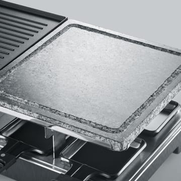 Severin RG 2376 raclette-yhdistelmägrilli/kivi 8 pannulla - Musta - Severin