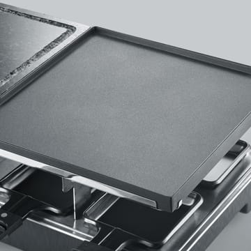Severin RG 2376 raclette-yhdistelmägrilli/kivi 8 pannulla - Musta - Severin