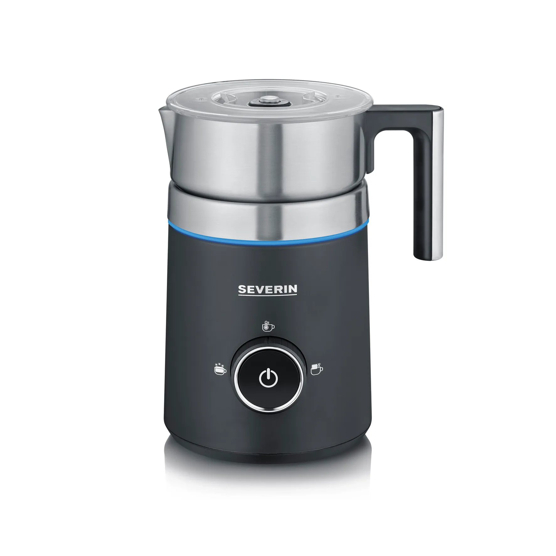 Severin SM 3585 Spuma maitovaahdotin 500 ml, Mustanharmaa Severin