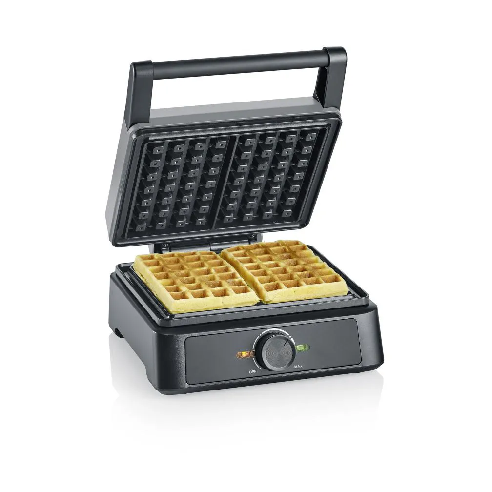 Severin Severin vohvelirauta belgialaiset vohvelit WA 2125 Musta