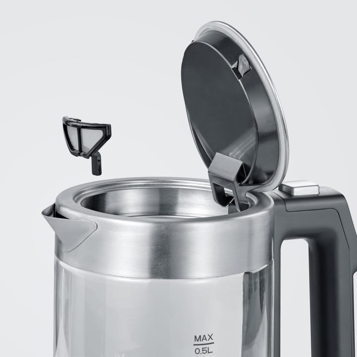 Severin WK 3458 vedenkeitin lämpötilansäädöllä 0,5 L, Ruostumaton teräs Severin