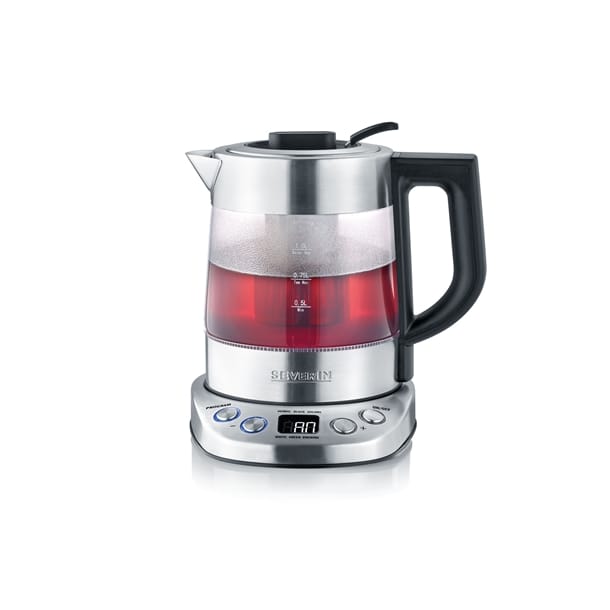 Severin WK 3473 Deluxe Mini teekannu 1 L - Ruostumaton teräs - Severin