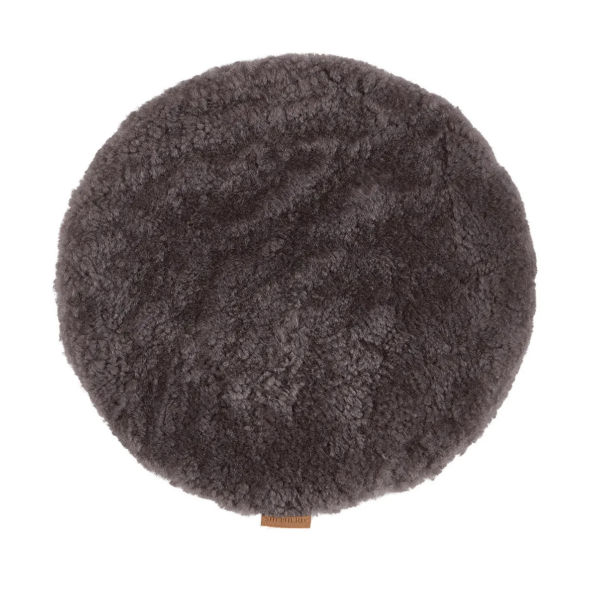 Jill tuolin istuintyyny, pehmustettu, Carbon (harmaa), Ø36 cm Shepherd of Sweden