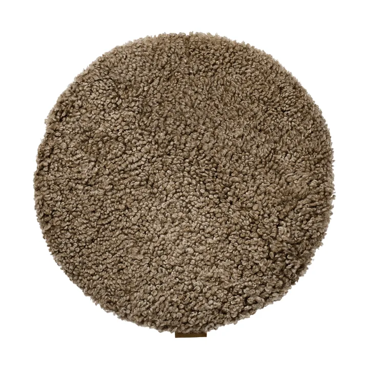 Jill tuolin istuintyyny, pehmustettu - Desert (beige), Ø36 cm - Shepherd of Sweden
