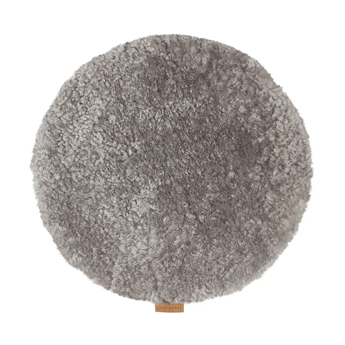Jill tuolin istuintyyny, pehmustettu, Graniitti (harmaa), Ø36 cm Shepherd of Sweden
