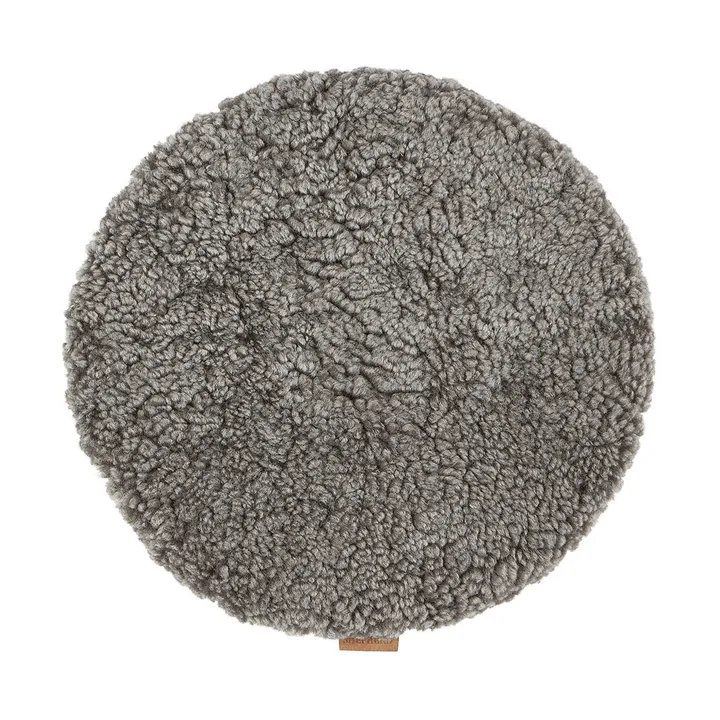 Jill tuolin istuintyyny, pehmustettu - Harmaagrafiitti (harmaa), Ø36 cm - Shepherd of Sweden