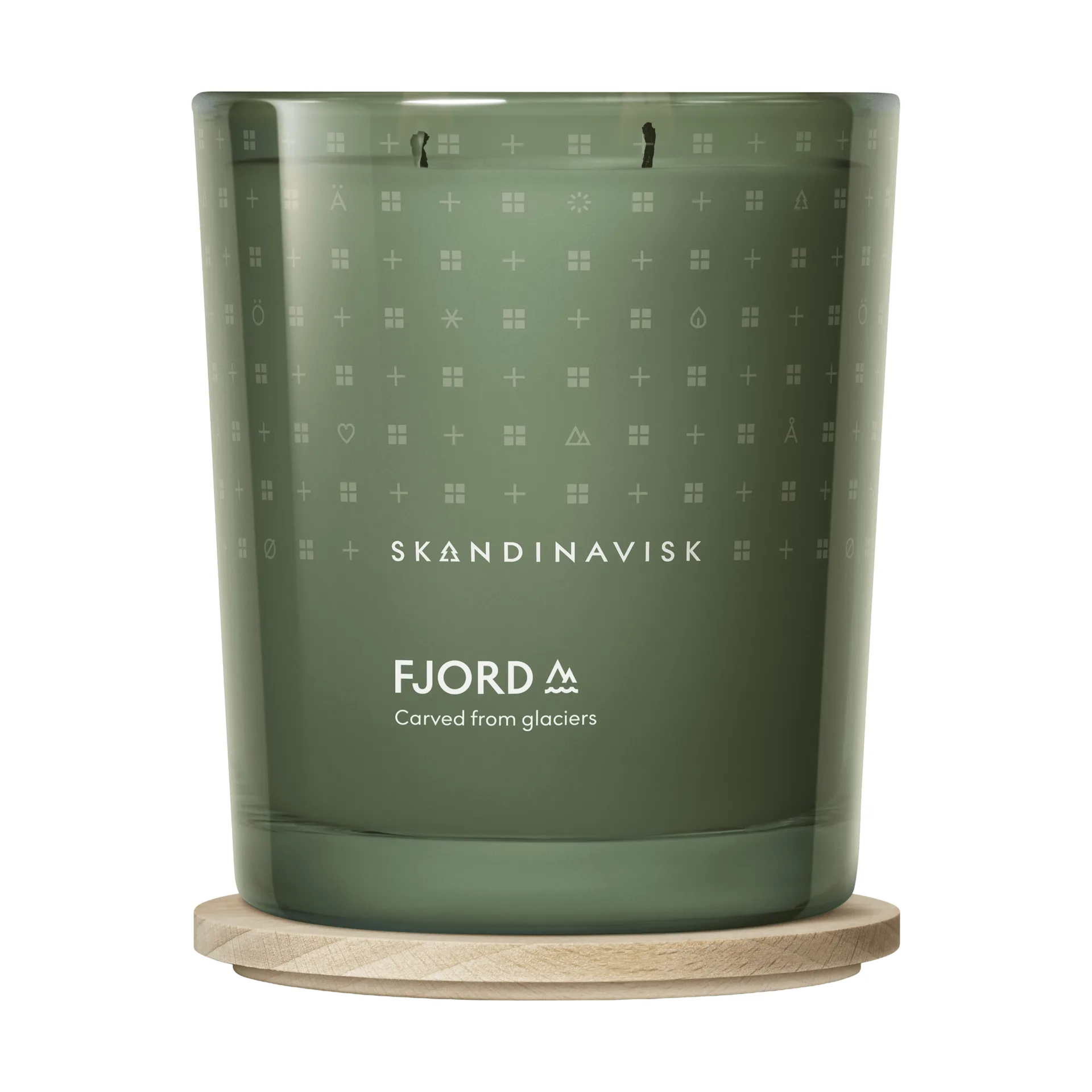 Fjord-tuoksukynttilä, 350 g, 2 sydäntä Skandinavisk