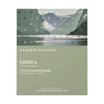 Fjord-tuoksukynttilä - 350 g, 2 sydäntä - Skandinavisk