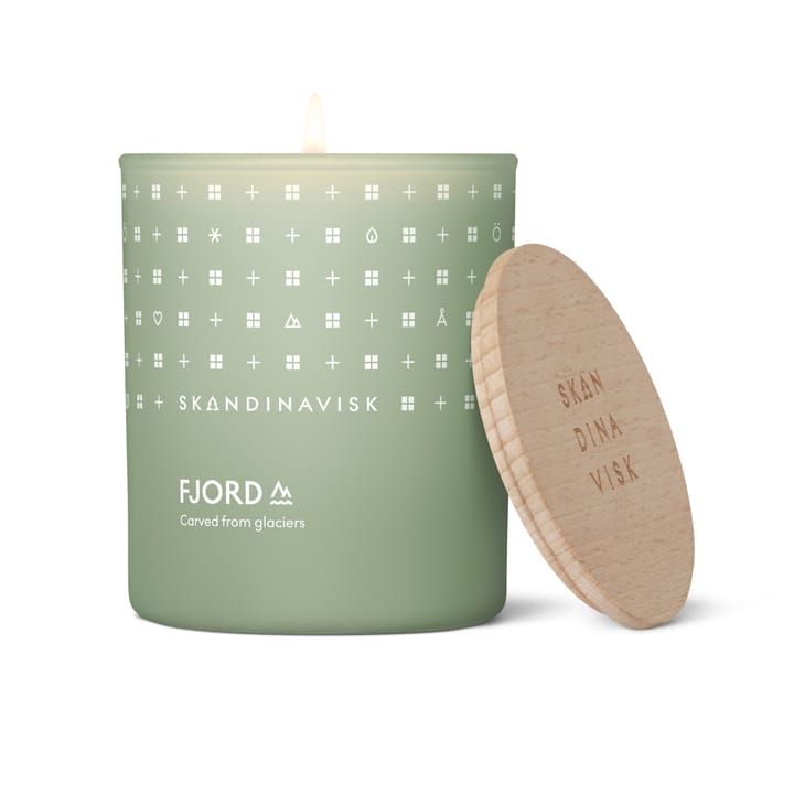 Fjord tuoksukynttilä kannella, 200 g Skandinavisk