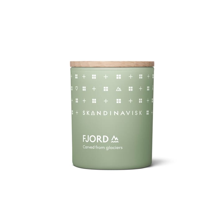 Fjord tuoksukynttilä kannella, 65 g Skandinavisk