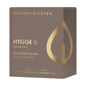 Hygge Gold Symbol tuoksukynttilä - 65 g - Skandinavisk