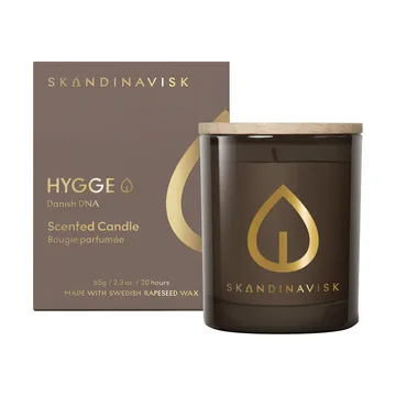 Hygge Gold Symbol tuoksukynttilä - 65 g - Skandinavisk
