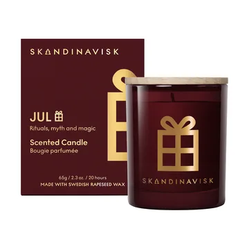 Jul Gold Symbol tuoksukynttilä - 65 g - Skandinavisk