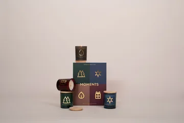 Moments tuoksukynttilä lahjasetti 4 kpl - 65 g - Skandinavisk