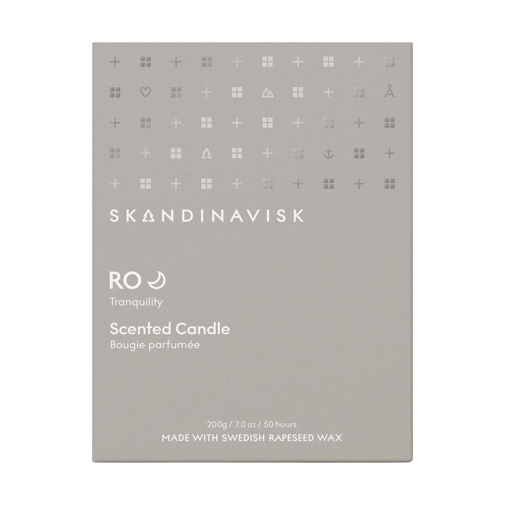 Ro tuoksukynttilä kannella, 200 g Skandinavisk