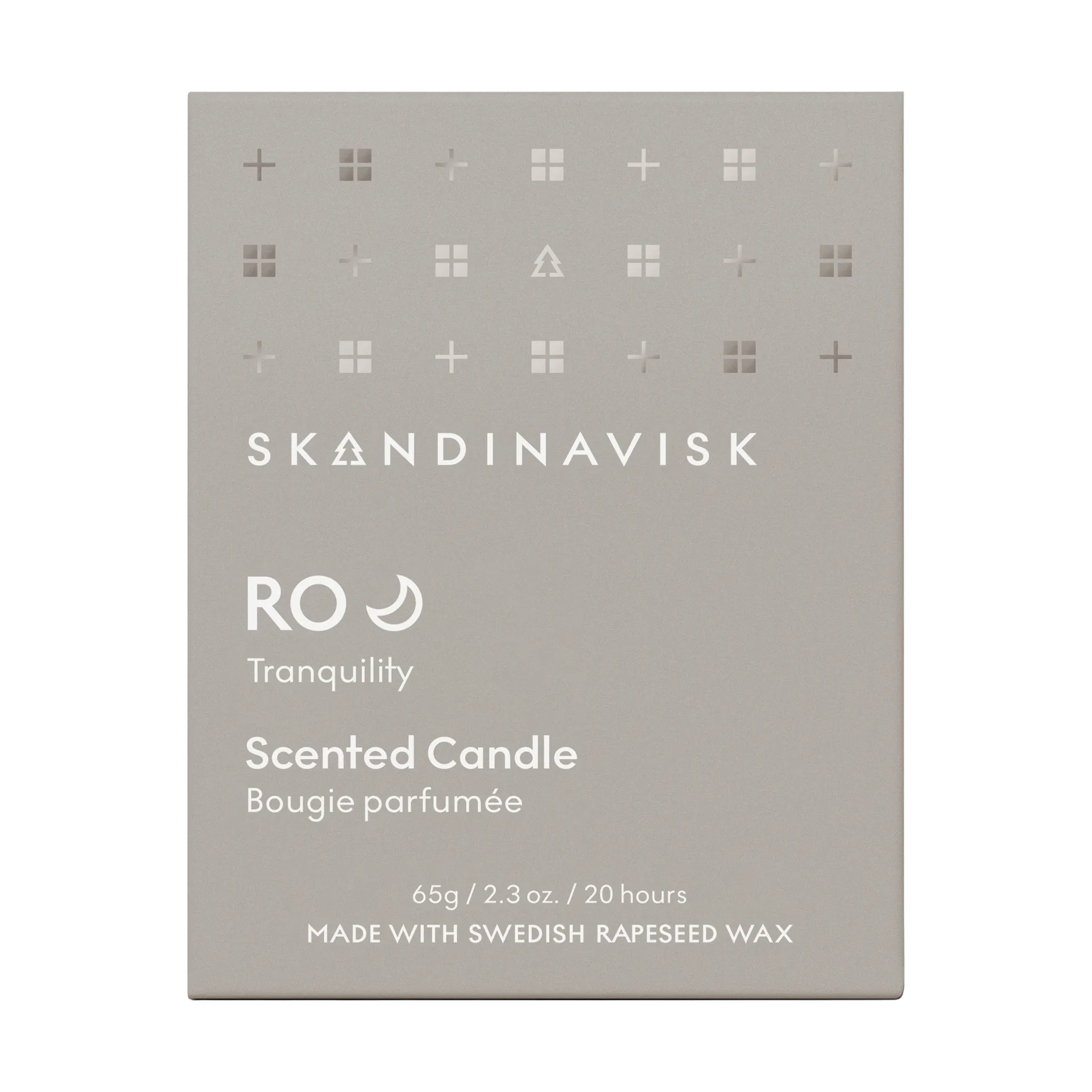 Ro tuoksukynttilä kannella, 65 g Skandinavisk