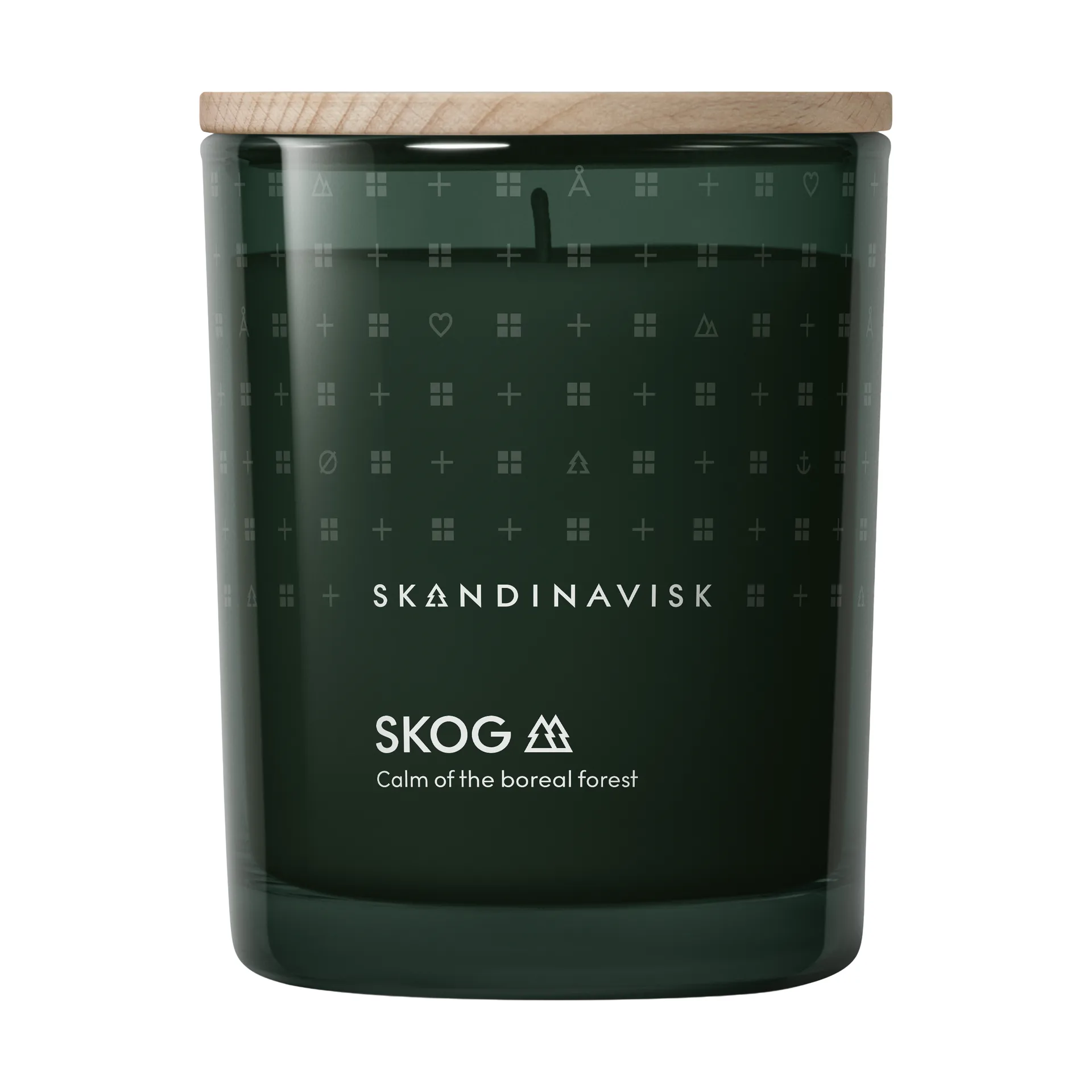Skog tuoksukynttilä kannella, 200 g Skandinavisk
