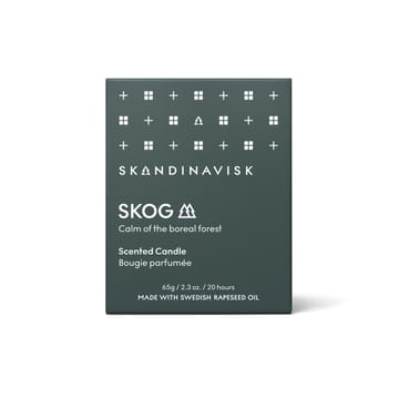 Skog tuoksukynttilä kannella - 65 g - Skandinavisk