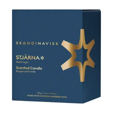Stjärna Gold Symbol tuoksukynttilä - 200 g - Skandinavisk