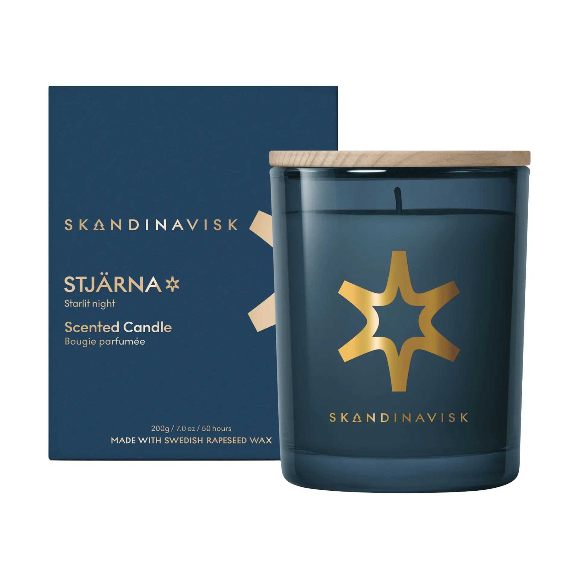 Stjärna Gold Symbol tuoksukynttilä, 200 g Skandinavisk