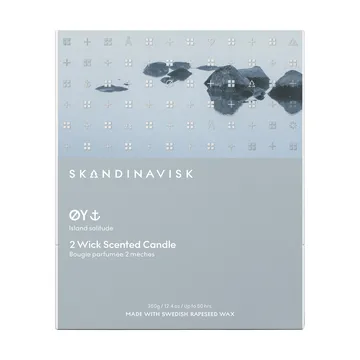 Øy tuoksukynttilä - 350 g, 2 sydäntä - Skandinavisk