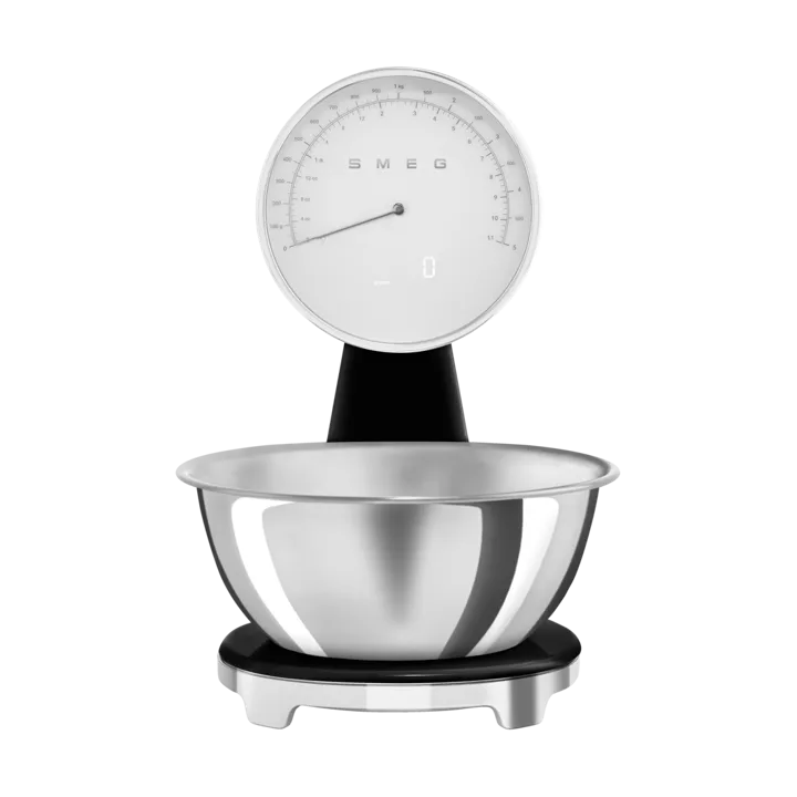 Smeg 50's Style analoginen keittiövaaka - Musta - Smeg