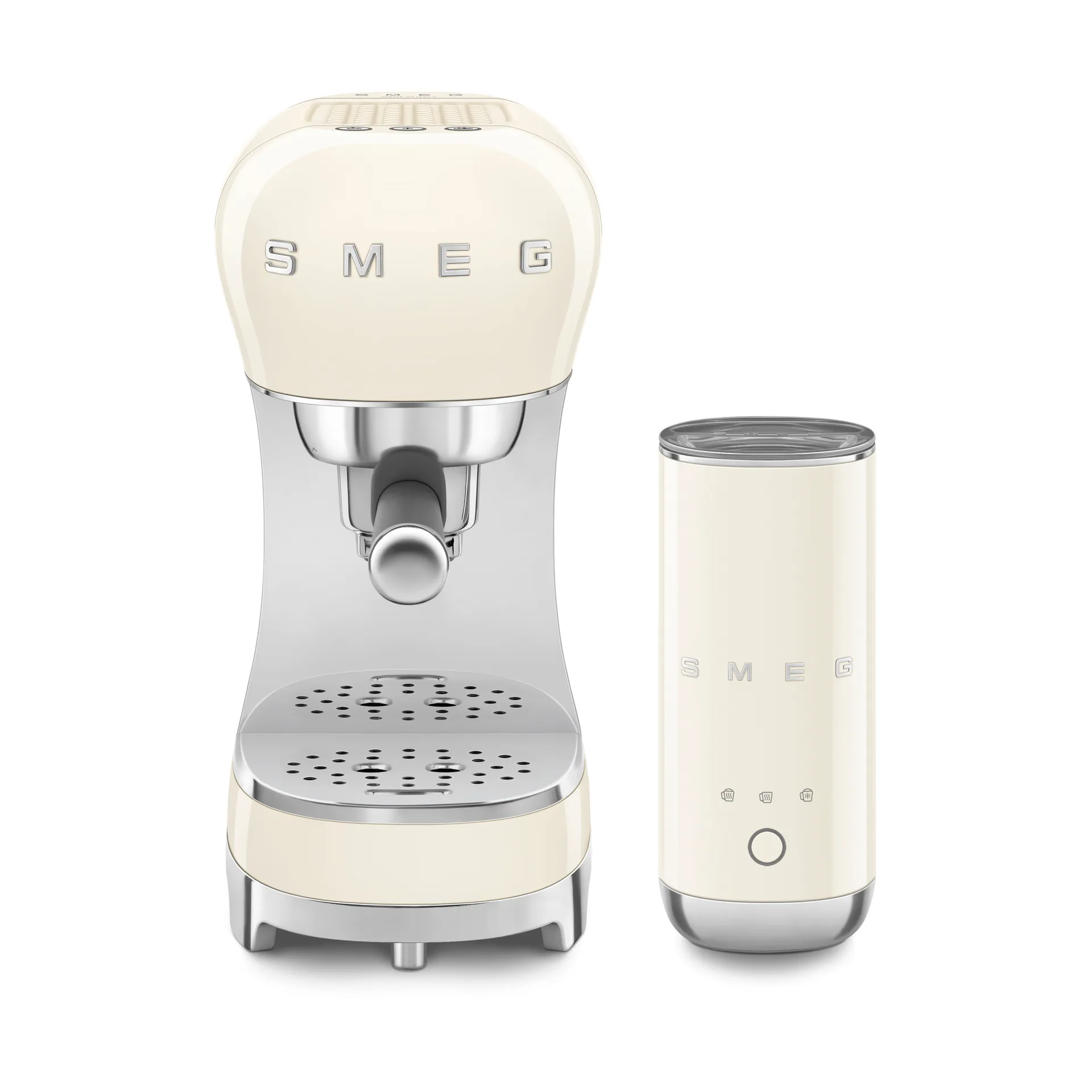 Smeg 50's Style espressokone maidonvaahdottimella, kerma Smeg