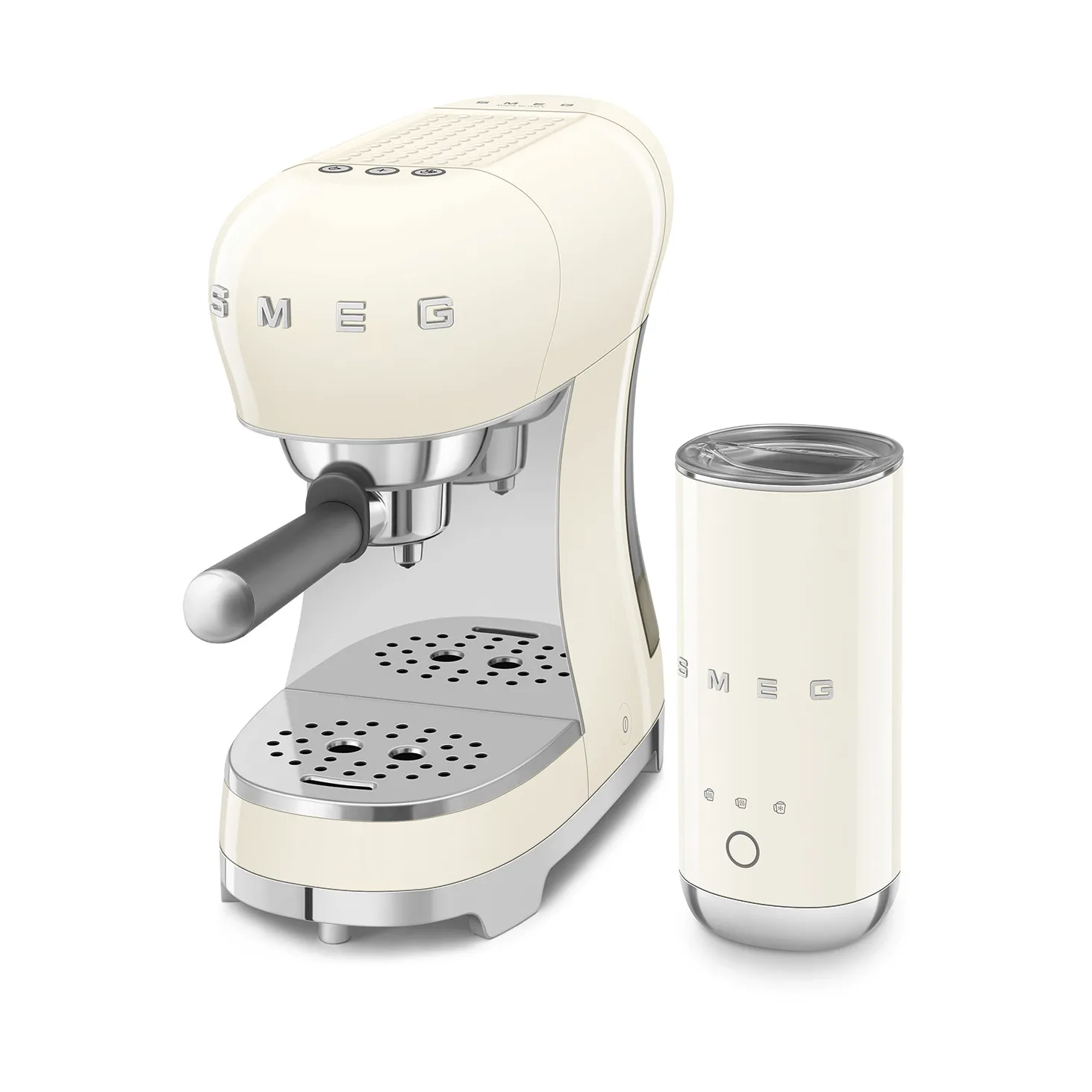 Smeg 50's Style espressokone maidonvaahdottimella, kerma Smeg