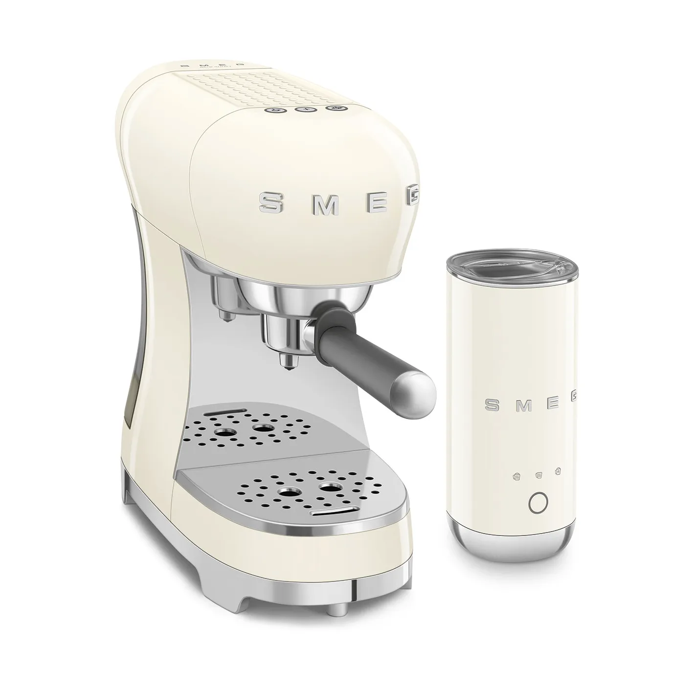 Smeg 50's Style espressokone maidonvaahdottimella, kerma Smeg