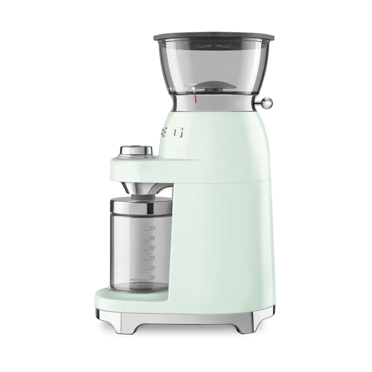 Smeg 50's style -kahvimylly CGF03, Pastellinvihreä Smeg