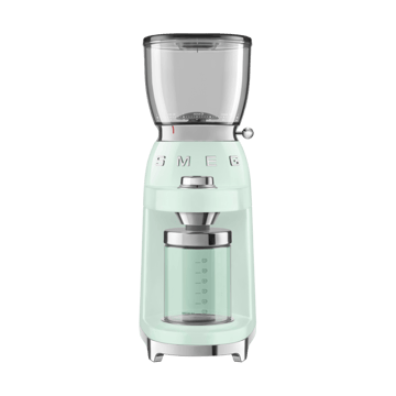 Smeg 50's Style -kahvimylly, jossa on kierrätysmateriaalia - Pastellinvihreä - Smeg