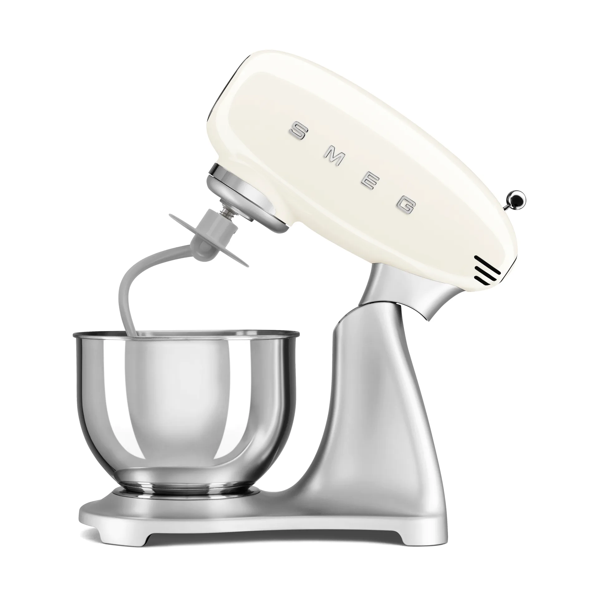 Smeg 50's Style keittiökone 4,8 L, Creme-hopea 800 W Smeg