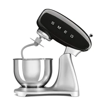 Smeg 50's Style keittiökone 4,8 L - Musta‑hopea 800 W - Smeg