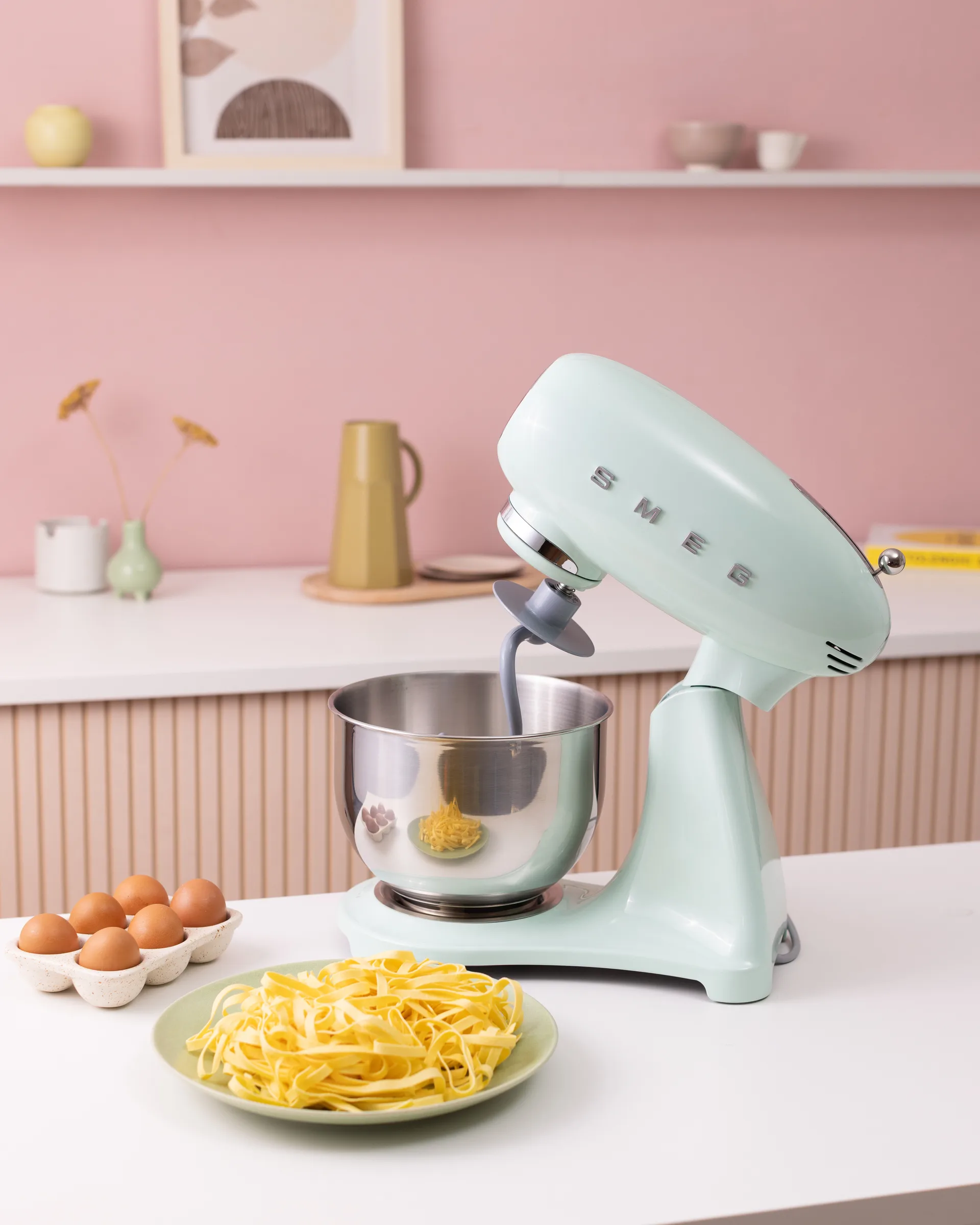 Smeg 50’s style keittiökone, Pastellinvihreä, 1000 W, 4,8 l Smeg