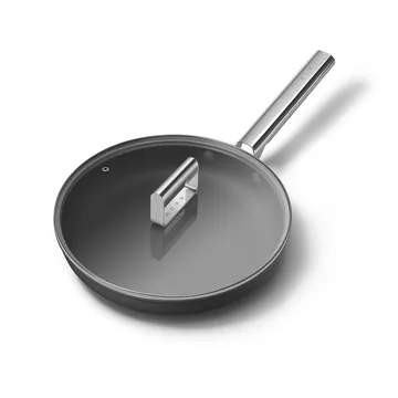 Smeg 50's style keraaminen paistinpannu Ø28 cm - Musta - Smeg