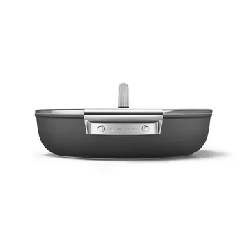 Smeg 50's style keramiikkapata kansi Ø28 cm - Musta - Smeg