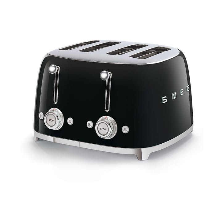 Smeg 50's Style leiv�änpaahdin 4x4 viipaletta, Musta Smeg