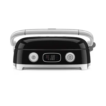 Smeg 50's Style monitoimigrilli - Musta korkeakiiltoinen - Smeg