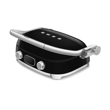 Smeg 50's Style monitoimigrilli - Musta korkeakiiltoinen - Smeg