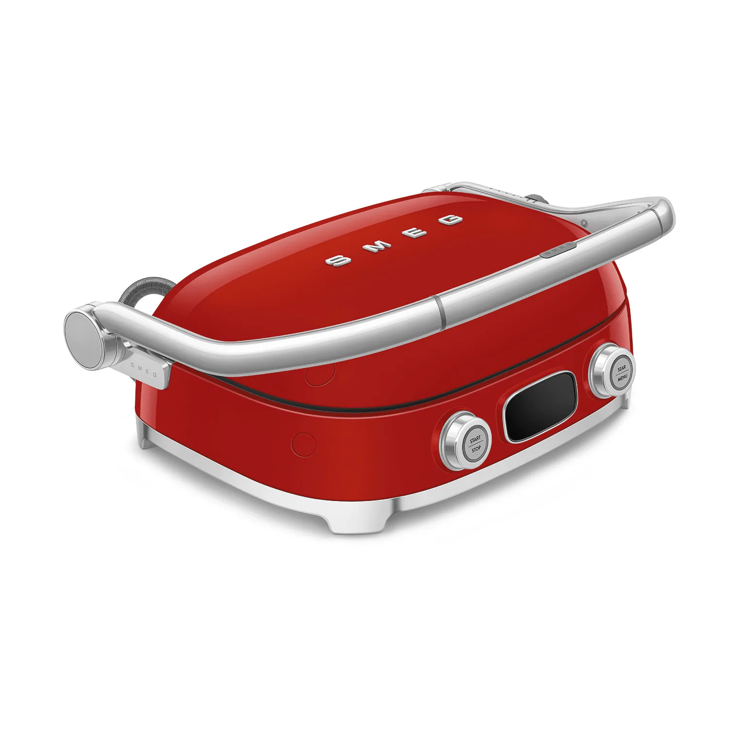 Smeg 50's Style monitoimigrilli, Punainen korkeakiilto Smeg