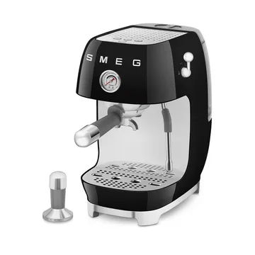 Smeg 50's style puolautomaattinen espressokone ECF03 - Musta - Smeg