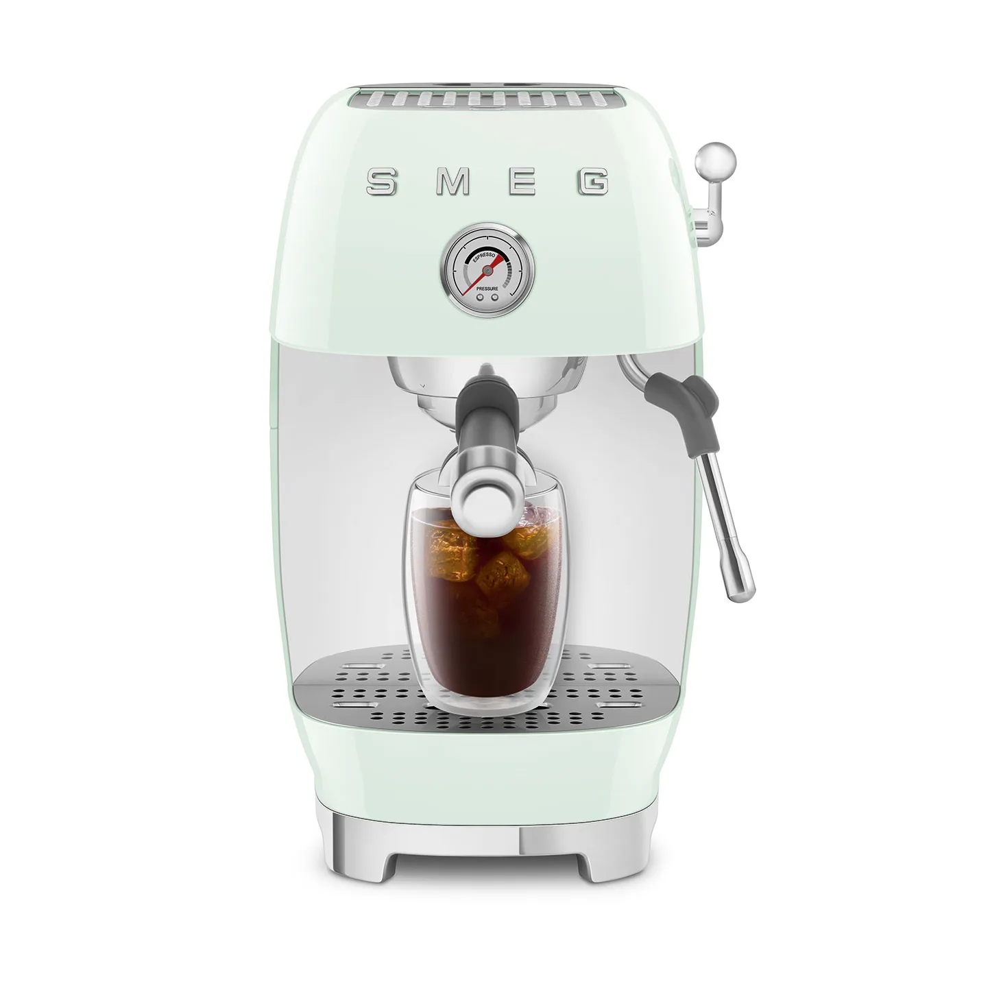 Smeg 50's style puolautomaattinen espressokone ECF03, Pastellinvihreä Smeg
