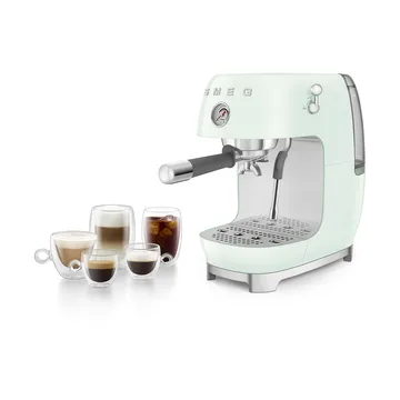 Smeg 50's style puolautomaattinen espressokone ECF03 - Pastellinvihreä - Smeg