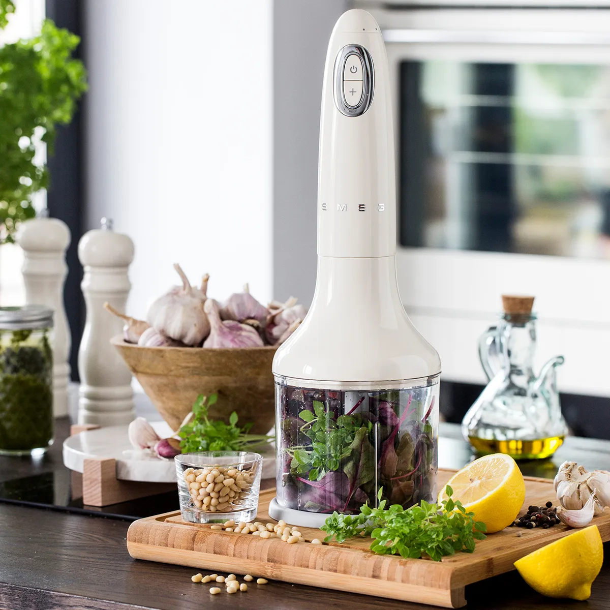 Smeg 50's Style sauvasekoitin setti 4 osaa, Kerma Smeg