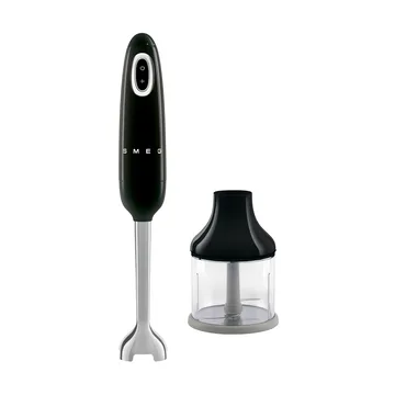 Smeg 50's Style sauvasekoitin silppurilla - Musta - Smeg