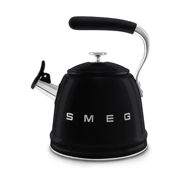 Smeg 50's Style vedenkeitin, jossa kuulutusääni - Musta - Smeg