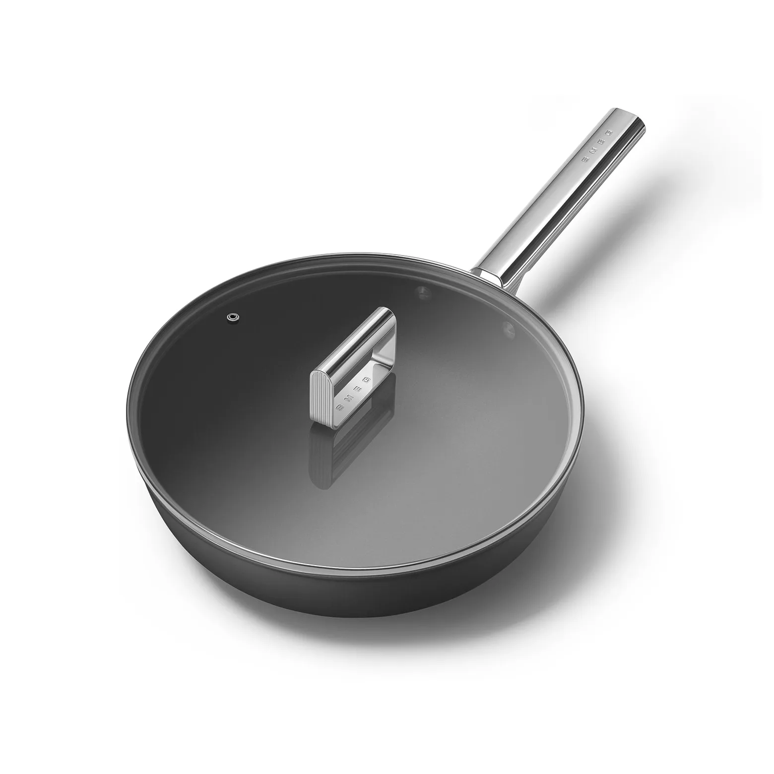 Smeg 50's style wokpannu keraaminen Ø30 cm, Musta Smeg