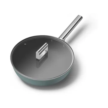 Smeg 50's style wokpannu keraaminen Ø30 cm - Smaragdinvihreä - Smeg