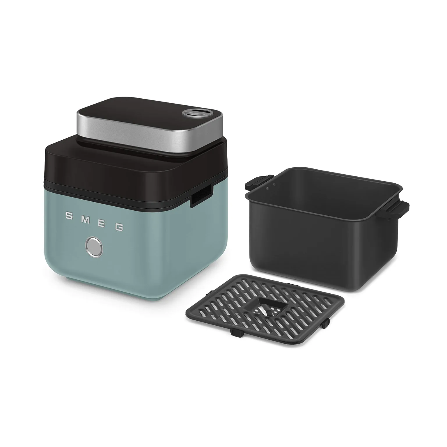 Smeg Air Fryer friteerauskeitin, Emerald green matta Smeg